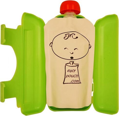 EasyPouch Independence - The No Squeeze, No Mess, self feeding utensil for baby food pouches. [2 Pack] Model: 852571005003 (Home & Kitchen) in Saudi Arabia