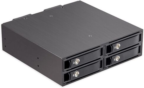 Syba 5.25" Bay Adapter for Slim Optical Drive, 2.5" Trayless Rack for Hard Drives HDD SSD, USB Hub - SY-MRA55005 in Saudi Arabia