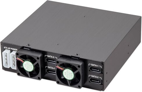 Syba 5.25" Bay Adapter for Slim Optical Drive, 2.5" Trayless Rack for Hard Drives HDD SSD, USB Hub - SY-MRA55005 in Saudi Arabia