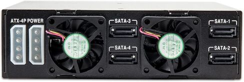Syba 5.25" Bay Adapter for Slim Optical Drive, 2.5" Trayless Rack for Hard Drives HDD SSD, USB Hub - SY-MRA55005 in Saudi Arabia