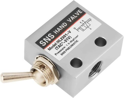 تبديل صمام، HL2301 3 موقف 2 ميناء تبديل مقبض التبديل صمام الهواء الميكانيكي الهوائي in Kuwait