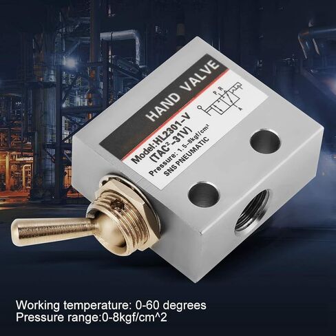 تبديل صمام، HL2301 3 موقف 2 ميناء تبديل مقبض التبديل صمام الهواء الميكانيكي الهوائي in Kuwait