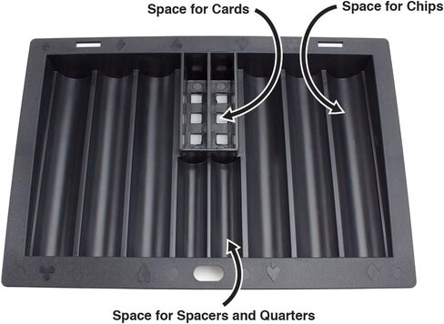 Plastic Poker Dealer Chip Tray in Saudi Arabia