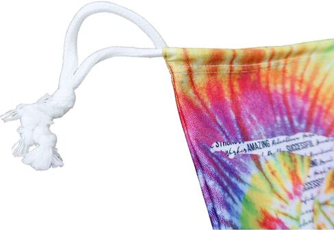 حقيبة قبضة الجمباز للفتيات من GymnasticsHQ - تصميم ثلاثي الأبعاد أنيق بصبغة التعادل مثالي لحمل أشياء الصالة الرياضية - فكرة هدية مثالية للاعبي الجمباز! in Kuwait