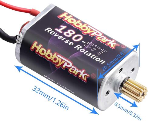 HobbyPark تروس معدنية منخفضة للغاية بنسبة 40.3:1 نسبة 180 مجموعة علبة تروس نقل الحركة المصقولة مع ترس لأجزاء ترقية 1/18 TRX4M (87T) in Saudi Arabia
