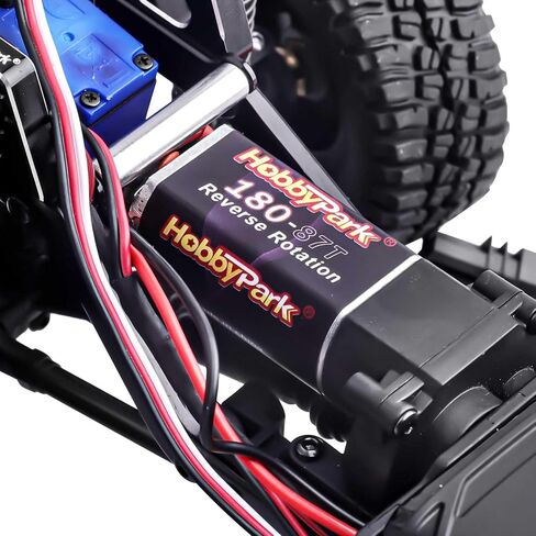 HobbyPark تروس معدنية منخفضة للغاية بنسبة 40.3:1 نسبة 180 مجموعة علبة تروس نقل الحركة المصقولة مع ترس لأجزاء ترقية 1/18 TRX4M (87T) in Saudi Arabia