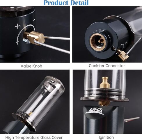 BRS البروبان فانوس مصباح الغاز المحمولة في الهواء الطلق حلم شمعة فانوس التخييم خيمة فانوس الزجاج عباءة فانوس BRS-55 in Kuwait