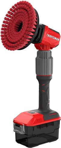 مجموعة أدوات تنظيف الطاقة اللاسلكية 2 في 1 من CRAFTSMAN V20، متعددة الأغراض، تتضمن فرشاة ذات شعيرات، وبطارية 2 أمبير، وشاحن بطارية V20، وعمود تلسكوبي 60.5 بوصة (CMCPS520D1) in Saudi Arabia