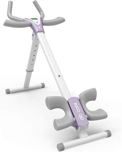 leikefitness Height Adjustable Ab Trainer Abdominal Whole Body Workout Machine Waist Cruncher Core Toner Leg Thighs Buttocks Shaper with LCD Monitor AB9380 in Saudi Arabia