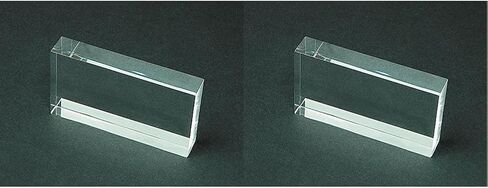 United Scientific Supplies RCB075 Rectangular Block, 15 mm Height, 50 mm Wide, 75 mm Length, Acrylic in Kuwait