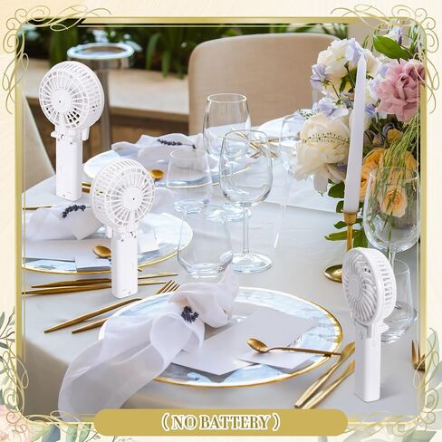 10 Pcs No Battery Portable Handheld Fan Bulk Wedding Fan Personal Hand Held Fan Small Hand Fan Mini Portable Fan for Wedding Bachelorette Party Favor (Classic) in Saudi Arabia