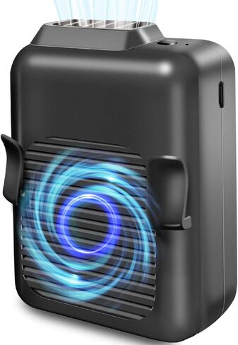 مروحة CAZOKASI صغيرة محمولة ومروحة قابلة لإعادة الشحن بقدرة 4000 مللي أمبير في الساعة، بطارية P-Li، تعمل لمدة 4-15 ساعة، مروحة USB شخصية محمولة باليد ومروحة سطح المكتب (لا يوجد مؤشر للبطارية) in Kuwait