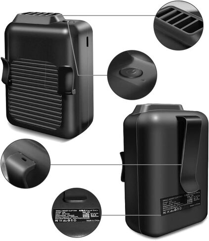 مروحة CAZOKASI صغيرة محمولة ومروحة قابلة لإعادة الشحن بقدرة 4000 مللي أمبير في الساعة، بطارية P-Li، تعمل لمدة 4-15 ساعة، مروحة USB شخصية محمولة باليد ومروحة سطح المكتب (لا يوجد مؤشر للبطارية) in Kuwait