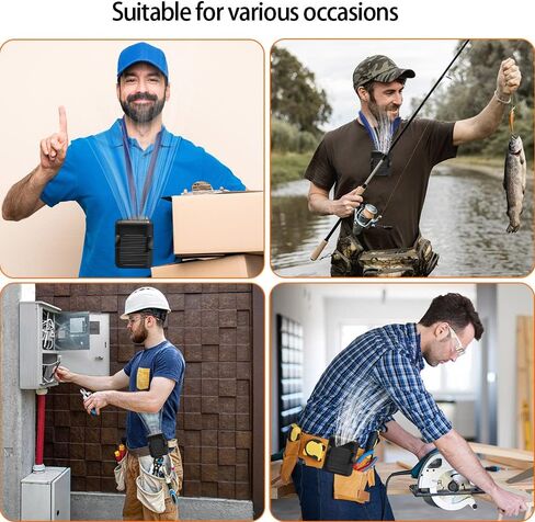 مروحة CAZOKASI صغيرة محمولة ومروحة قابلة لإعادة الشحن بقدرة 4000 مللي أمبير في الساعة، بطارية P-Li، تعمل لمدة 4-15 ساعة، مروحة USB شخصية محمولة باليد ومروحة سطح المكتب (لا يوجد مؤشر للبطارية) in Kuwait