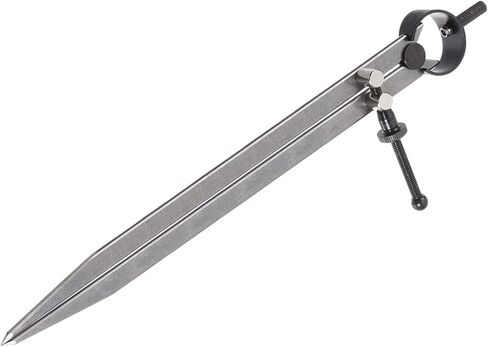Kozelo Spring Joint Caliper - [12 Inch] Carbon Steel Spring Divider Caliper with Solid Nut for Metalworking Drawing Use, Flat Leg in Saudi Arabia