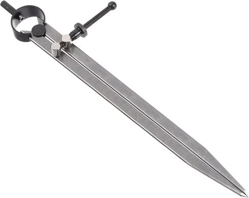 Kozelo Spring Joint Caliper - [12 Inch] Carbon Steel Spring Divider Caliper with Solid Nut for Metalworking Drawing Use, Flat Leg in Saudi Arabia