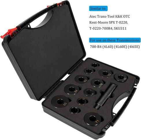 E-cowlboy T-0220-700R4 مجموعة أدوات إزالة مانع تسرب البطانة مجموعة أدوات التشغيل/أداة لناقل الحركة GM 700-R4 4L60 4L60E 4L65E (13 قطعة) in Saudi Arabia