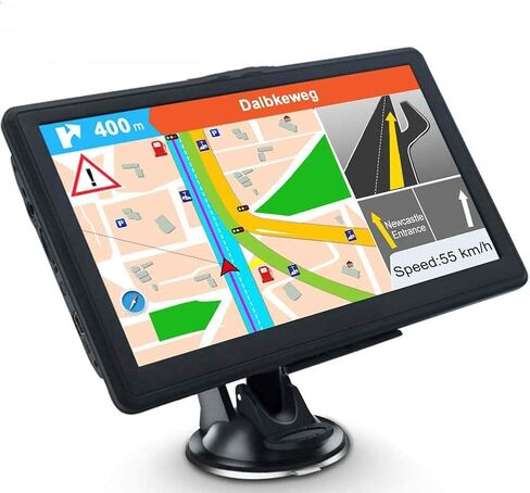 نظام تحديد المواقع العالمي (GPS) للملاحة في كندا، خرائط 2024، أنظمة ملاحة لسائقي الشاحنات مقاس 7 بوصات للسيارة مع التوجيه الصوتي وخرائط تحذير كاميرا السرعة، تحديثات مجانية مدى الحياة in Kuwait