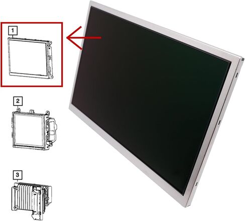 شاشة TepHnf 10.3 بوصة تعمل باللمس شاشة LCD 68433499AG W/O الحافة المركزية المكدس لاستبدال دودج دورانجو 2021-24 على راديو OEM in Saudi Arabia