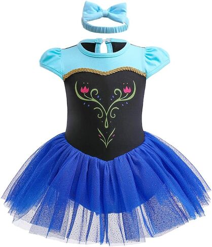 NEWEPIE Baby Girls Halloween Costume Princess Birthday Romper Tutu Dress w/Headband Christmas Party Fancy Outfits in Saudi Arabia