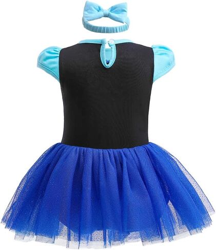 NEWEPIE Baby Girls Halloween Costume Princess Birthday Romper Tutu Dress w/Headband Christmas Party Fancy Outfits in Saudi Arabia
