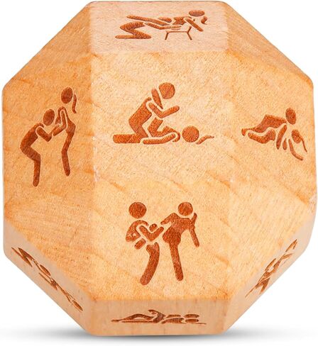 18-Side Date Night Gifts Anniversary Valentines Couple Gifts for Her Him Boyfriend Girlfriend Bride Groom Wedding Engagement Gifts for Women Men Christmas Birthday Gifts for Wife Husband Wooden Dice in Saudi Arabia