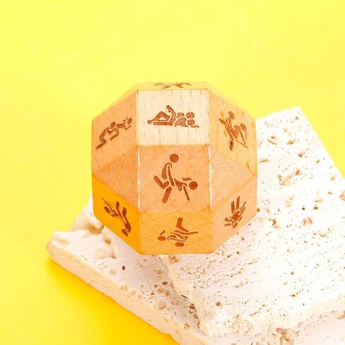 18-Side Date Night Gifts Anniversary Valentines Couple Gifts for Her Him Boyfriend Girlfriend Bride Groom Wedding Engagement Gifts for Women Men Christmas Birthday Gifts for Wife Husband Wooden Dice in Saudi Arabia