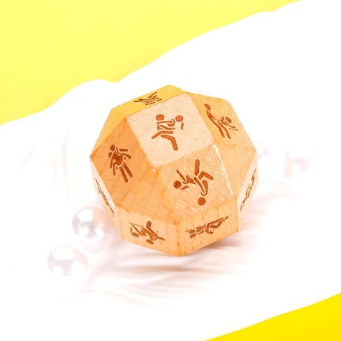 18-Side Date Night Gifts Anniversary Valentines Couple Gifts for Her Him Boyfriend Girlfriend Bride Groom Wedding Engagement Gifts for Women Men Christmas Birthday Gifts for Wife Husband Wooden Dice in Saudi Arabia