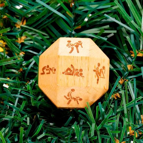 18-Side Date Night Gifts Anniversary Valentines Couple Gifts for Her Him Boyfriend Girlfriend Bride Groom Wedding Engagement Gifts for Women Men Christmas Birthday Gifts for Wife Husband Wooden Dice in Saudi Arabia