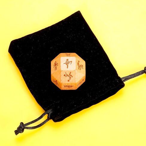 18-Side Date Night Gifts Anniversary Valentines Couple Gifts for Her Him Boyfriend Girlfriend Bride Groom Wedding Engagement Gifts for Women Men Christmas Birthday Gifts for Wife Husband Wooden Dice in Saudi Arabia