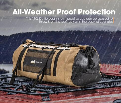 مجموعة حقائب سان هيما المكونة من 4 قطع للمغامرات/الطرق الوعرة - 3 أكياس من القماش الخشن مقاومة للماء (50 لتر/70 لتر/110 لتر) وحقيبة قمامة بإطار احتياطي، حقائب أمتعة شديدة التحمل للسفر والصيد والتخييم ومقاومة للعواصف in Kuwait