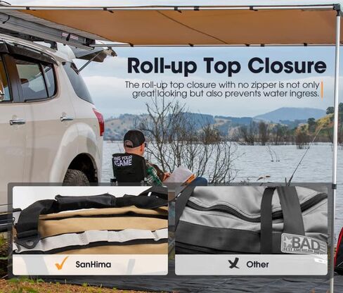 مجموعة حقائب سان هيما المكونة من 4 قطع للمغامرات/الطرق الوعرة - 3 أكياس من القماش الخشن مقاومة للماء (50 لتر/70 لتر/110 لتر) وحقيبة قمامة بإطار احتياطي، حقائب أمتعة شديدة التحمل للسفر والصيد والتخييم ومقاومة للعواصف in Kuwait