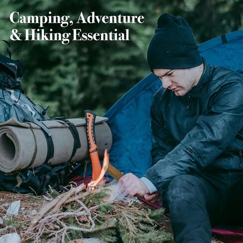 Quickstart Fire Starter للاستخدام الداخلي والخارجي - سجلات بدء الحريق سريعة الإشعال للشواء والمدفأة وحفرة النار ونيران المخيمات (24 حزمة) - مع حزمة واحدة إضافية لتغيير لون النار in Kuwait