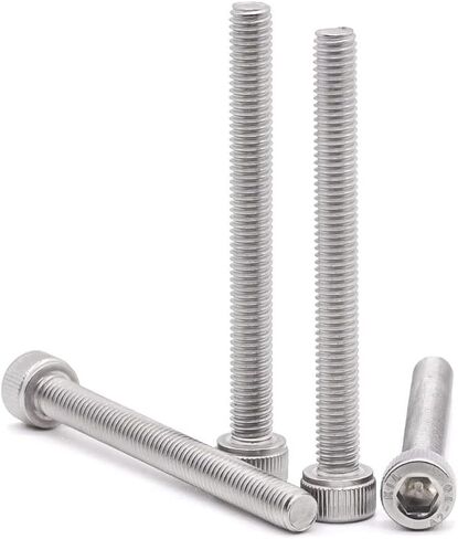 1/4-20 x 5/8" (30 pcs) Socket Head Cap Screws, Allen Hex Drive, 18/8 Stainless Steel 304, Full Thread, Bright Finish, Coarse Thread in Saudi Arabia