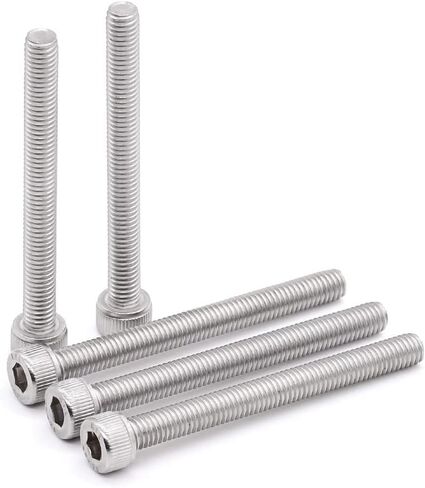 1/4-20 x 5/8" (30 pcs) Socket Head Cap Screws, Allen Hex Drive, 18/8 Stainless Steel 304, Full Thread, Bright Finish, Coarse Thread in Saudi Arabia