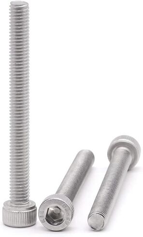 1/4-20 x 5/8" (30 pcs) Socket Head Cap Screws, Allen Hex Drive, 18/8 Stainless Steel 304, Full Thread, Bright Finish, Coarse Thread in Saudi Arabia