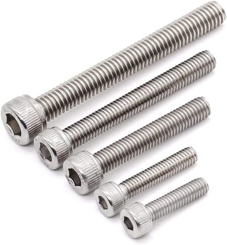 1/4-20 x 5/8" (30 pcs) Socket Head Cap Screws, Allen Hex Drive, 18/8 Stainless Steel 304, Full Thread, Bright Finish, Coarse Thread in Saudi Arabia