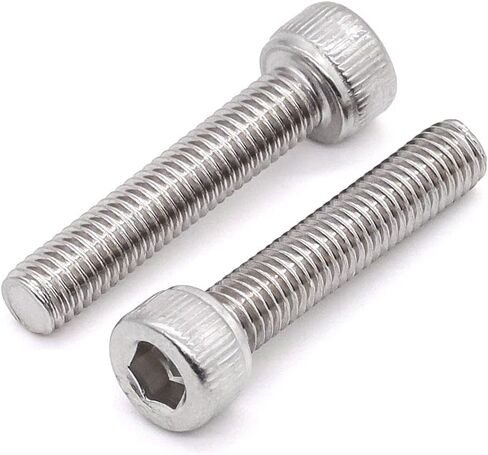 1/4-20 x 5/8" (30 pcs) Socket Head Cap Screws, Allen Hex Drive, 18/8 Stainless Steel 304, Full Thread, Bright Finish, Coarse Thread in Saudi Arabia
