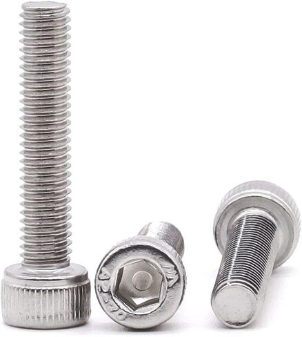 1/4-20 x 5/8" (30 pcs) Socket Head Cap Screws, Allen Hex Drive, 18/8 Stainless Steel 304, Full Thread, Bright Finish, Coarse Thread in Saudi Arabia
