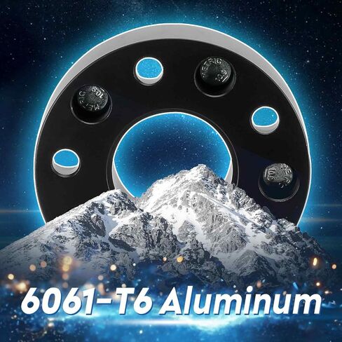 فواصل عجلة TadaMark 5x5 2 بوصة 5x127 محولات عجلة مزورة 5 عروات مناسبة لسيارة دودج دورانجو جيب جراند شيروكي 2011-2023 غلاديتور 2020-2023 رانجلر 2019-2023 71.5 مم مع مسامير M14x1.5 4 قطع in Saudi Arabia