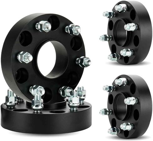 TadaMark 6X5.5 فواصل عجلة مركزية 2 بوصة 6x139.7 محولات عجلة مزورة 6 عروات مناسبة لدودج رام 1500 2019-2023 77.8 مم مع مسامير M14x1.5 4 قطع in Saudi Arabia