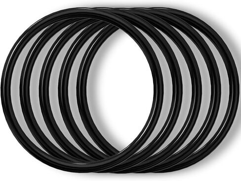 5 Packs of Rock Tumbler Replacement Belts, 78 * 4mm, Black in Saudi Arabia