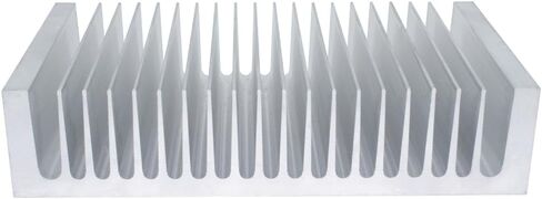 مبدد حراري كبير من الألومنيوم 100 × 195 × 45 مم / 3.93 × 7.67 × 1.77 بوصة مشعاع تبريد مبرد لشريحة LCD LED ومضخم إلكتروني ترانزستور وتبديد الحرارة in Kuwait