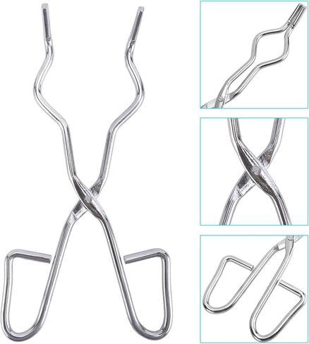 مجموعة أدوات مختبر AuInn Scientific Labwares للمبتدئين، تتضمن ملقط بوتقة وملعقة وملعقة وملعقة اختبار ومشابك أنبوبية وملقط معقم in Kuwait