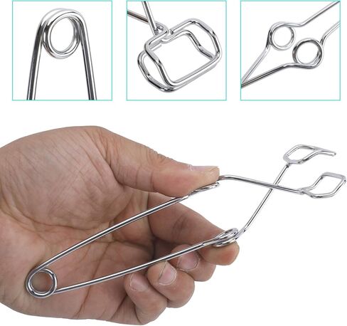 مجموعة أدوات مختبر AuInn Scientific Labwares للمبتدئين، تتضمن ملقط بوتقة وملعقة وملعقة وملعقة اختبار ومشابك أنبوبية وملقط معقم in Kuwait