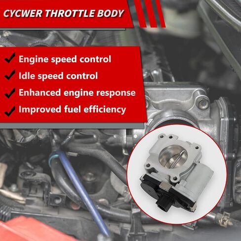 جسم الخانق الإلكتروني CYCWER 12633774 يناسب 2007-2010 كوبالت 2.2L، يناسب 2009-2011 HHR 2.2L أجزاء ما بعد البيع للمحرك، استبدل OE 12633774 12625334 12603897 in Saudi Arabia