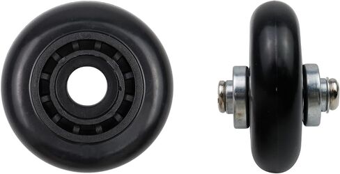 Woogim 2 Pcs 2 Inch Luggage Suitcase Replacement Wheels for Scooter Replacement Wheels Plastic PVC Caster Wheels Black in Saudi Arabia
