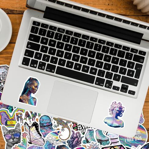 50 ملصق حالم ثلاثي الأبعاد ملصقات جرافيتي جمالية لتزيين الأمتعة والدفتر المحمول ومقاومة للماء in Kuwait