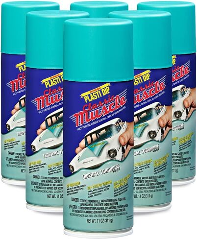 Performix 11306 Tropical Turquoise Classic Muscle Car Rubber Coating, 11 oz in Kuwait