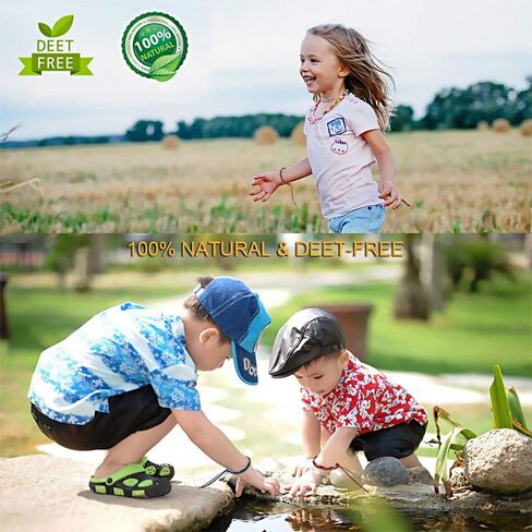 12 حزمة من الأساور الطاردة للبعوض، لون سادة ملفوف بشكل فردي من الجلد الطارد للحشرات والحشرات للأطفال والكبار والتخييم في الهواء الطلق والسفر in Kuwait